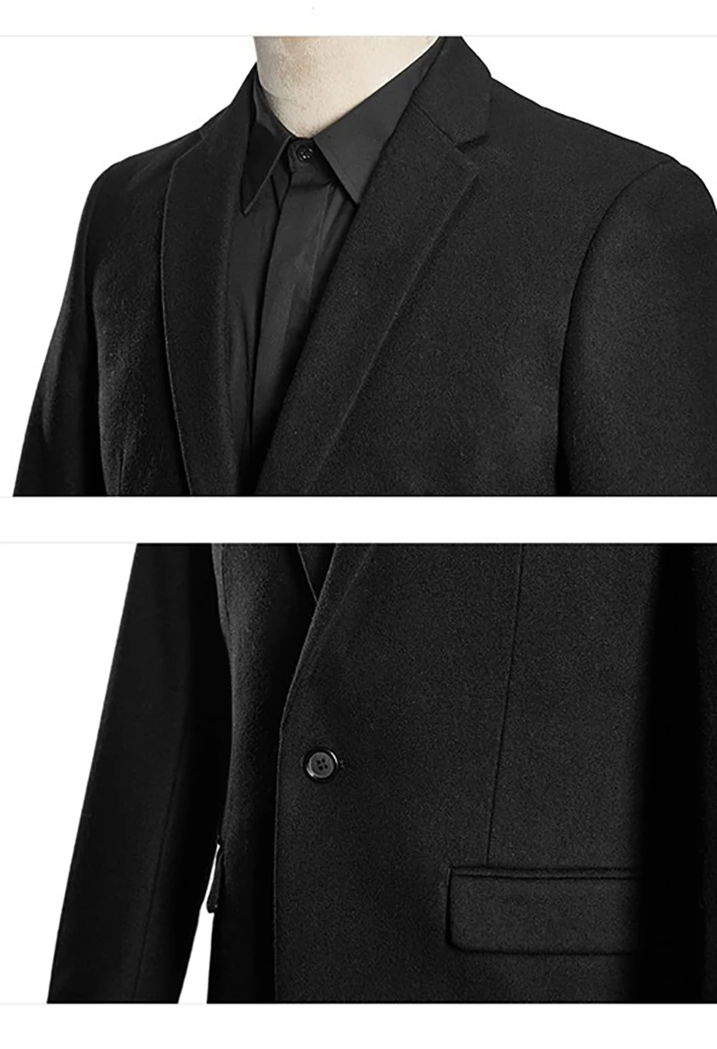 Groom's Clothes Men's Suit Blazers Autumn Jacket Masculino Hombre Solid Slim Fit Smart Casual Mens Clothes Men's Coats MOOWNUC