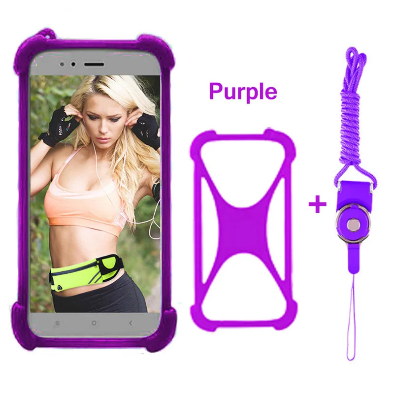 Чехол для телефона Oukitel K10/U16 max, Универсальный мягкий силиконовый бампер, задний Чехол для Oukitel Mix 2, чехол для телефона - Color: Purple