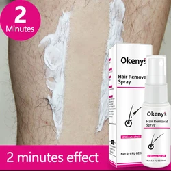 2 Mins Permanant Painless Hair Removal Spray Hair Growth Inhibitor Prevent Body Hair Growth Spray Beauty Skin Hair Removal Spray