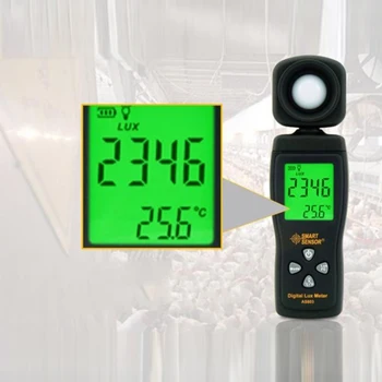

Dreamburgh Light Meter 0~200,000 LUX Digital Luxmeter Luminance Lux Fc Test Max Min Illuminometers Photometer Digital Lux Meter