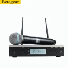 Betagea беспроводной микрофон rophone B410 microfono inalambrico Профессиональный UHF беспроводной микрофон ручной микрофоны одноканальный микрофон