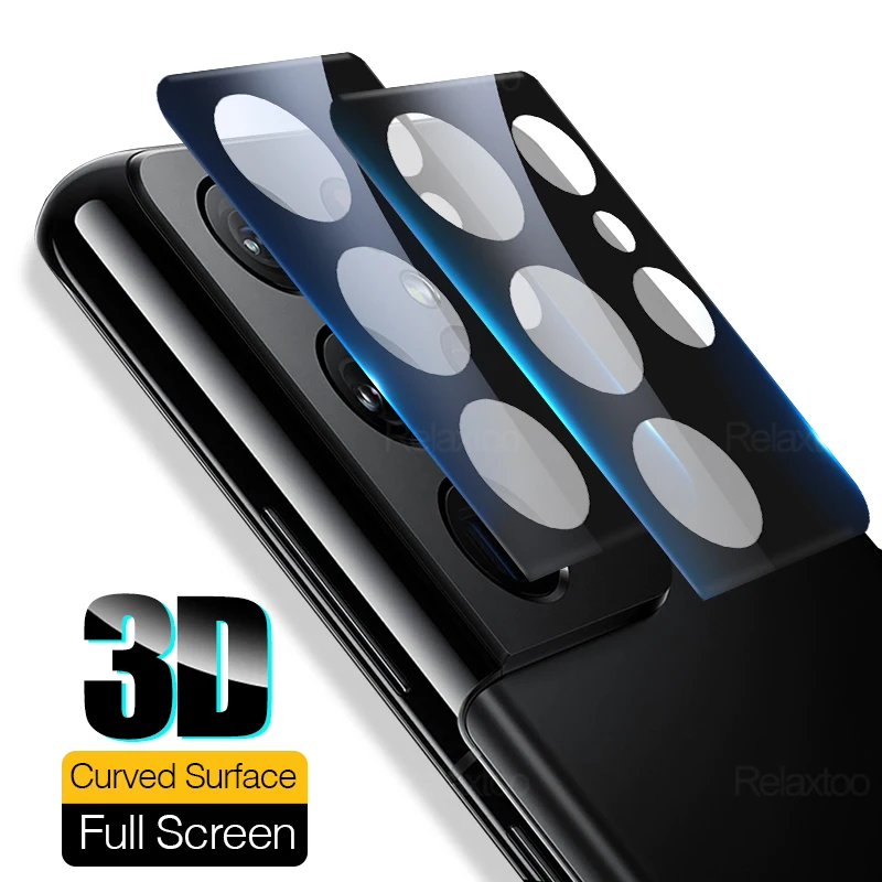 

3D Film Rear Camera Protection For Samsung Galaxy S21 Ultra S21 Plus galaxy s20 plus ultra clear Camera Protector Glass Film
