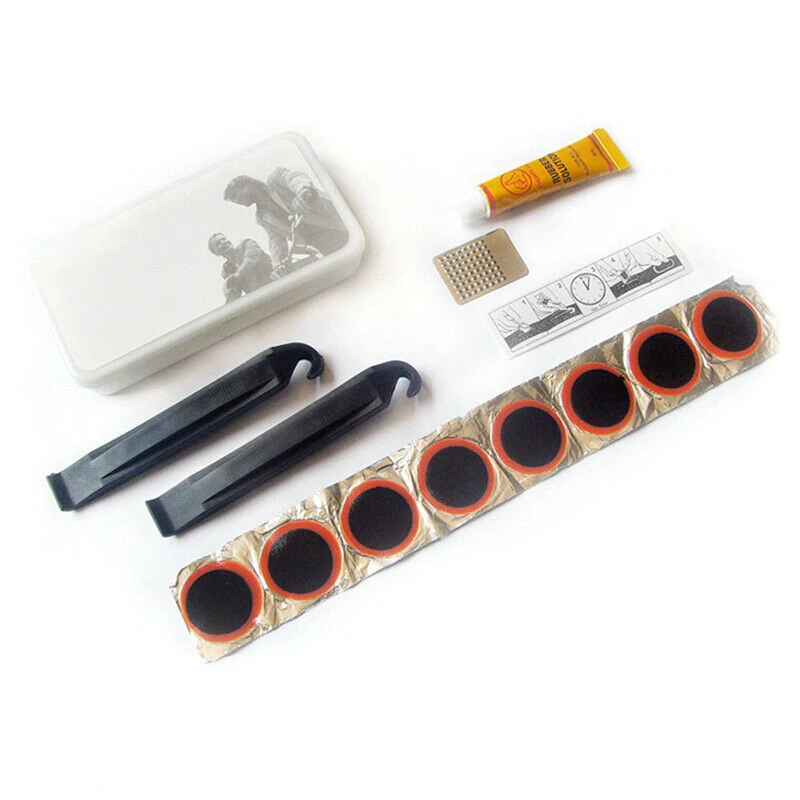 Mountain Bike Bicycle Repair Tools Cycling Flat Tire Rubber Patch Glue Lever Set Fix Kit Mender Ciclismo | Спорт и развлечения