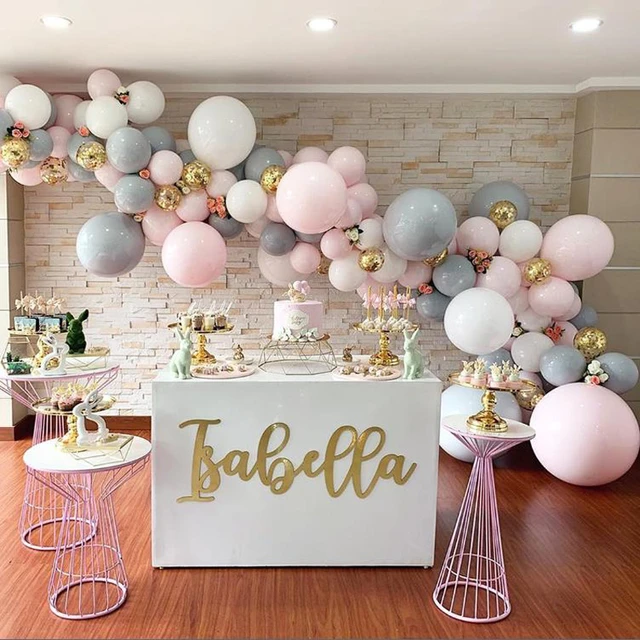 Decoración de fiesta de cumpleaños de 18 años para hombre y mujer, globo de  látex de confeti dorado, bola de papel de flores, 18 años - AliExpress