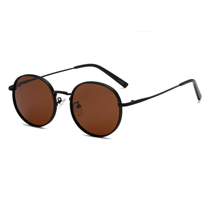 Новейшие солнцезащитные очки унисекс двухцветные круглые очки в Корейском стиле Модные темпераментные солнцезащитные очки