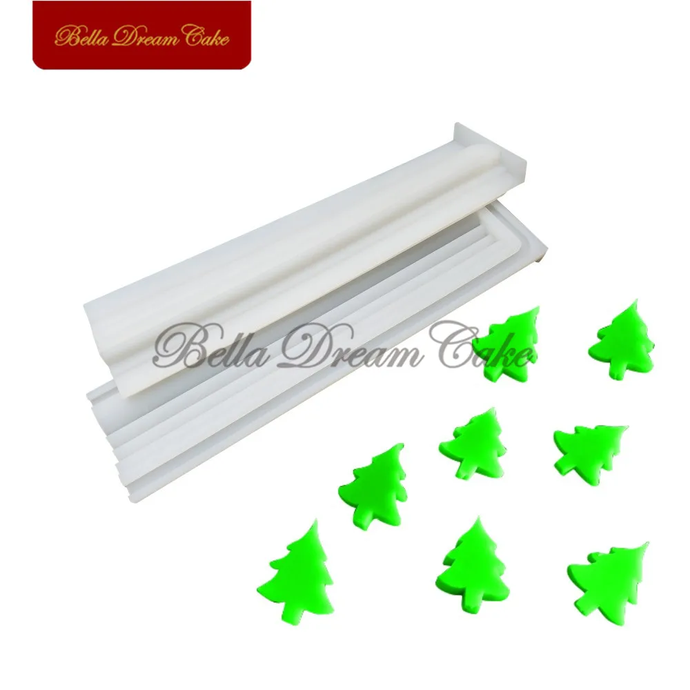 Christmas Tree Round Moon Star Dolphin Sandwich Tube Mold Mousse Swiss Roll Silicone Cake Moulds Cake Decorating Tool Bakeware