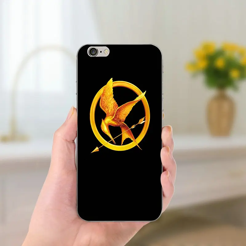 Логотип фильма «Голодные игры» для iphone 7, 6 S, 6, 8 Plus, 5, 5S, 5C, SE, X, XR, XS, 11 Pro, Max, 4 4S, тонкий мягкий телефон, подарки, аксессуары - Цвет: Picture 4