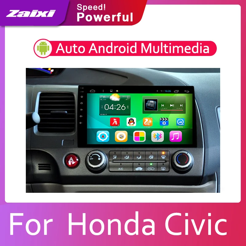Cheap ZaiXi Car Android System 1080P IPS LCD Screen For Honda Civic 2006~2011 Car Radio Player GPS Navigation BT WiFi AUX 4 Cheap ZaiXi Car Android System 1080P IPS LCD Screen For Honda Civic 2006~2011 Car Radio Player GPS Navigation BT WiFi AUX 4