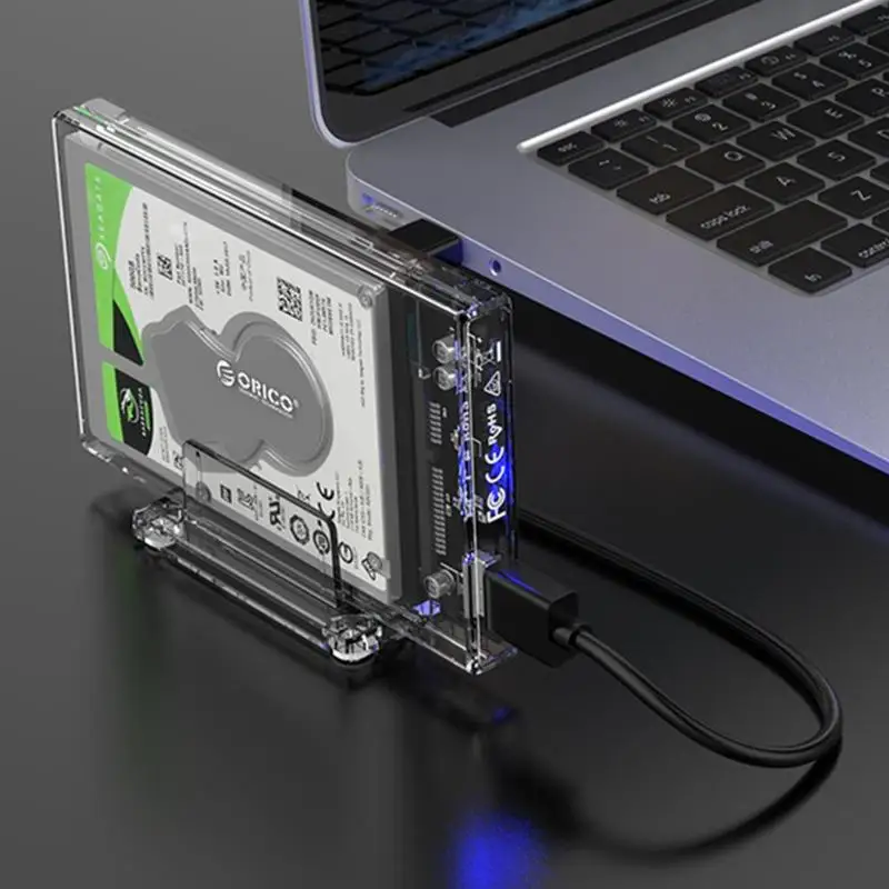 

ORICO HDD Case USB 3.0 SSD transparent clear case Micro B to 2.5inch SATA Hard Disk hard drive SSD External Enclosure
