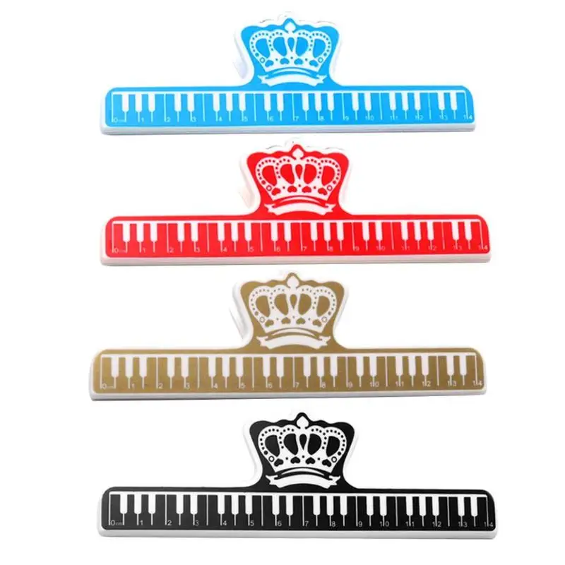 

Durable Music Score Clamp Delicate Design ABS Office File Clamps Music Score Fixed Clips for Violin Piano Player Tools