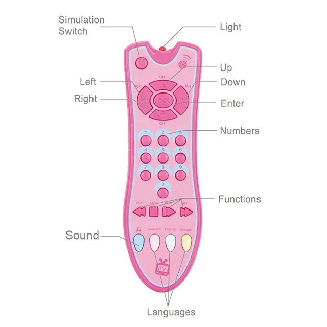 Baby Toys Smart Mobile Phone TV Remote Control Car Key Early Educational Toys Electric Numbers Learning Toy for Baby Stop Crying 5
