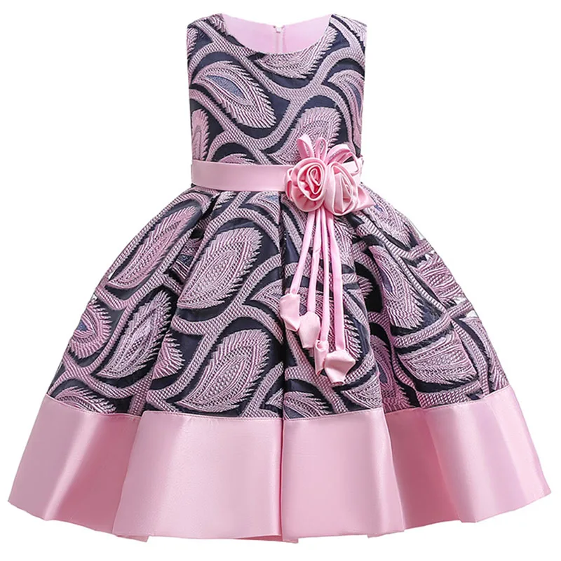 Новые модные летние праздничные платья для девочек; детская одежда принцессы в горошек для девочек; Детский костюм без рукавов; Одежда для девочек; От 3 до 9 лет