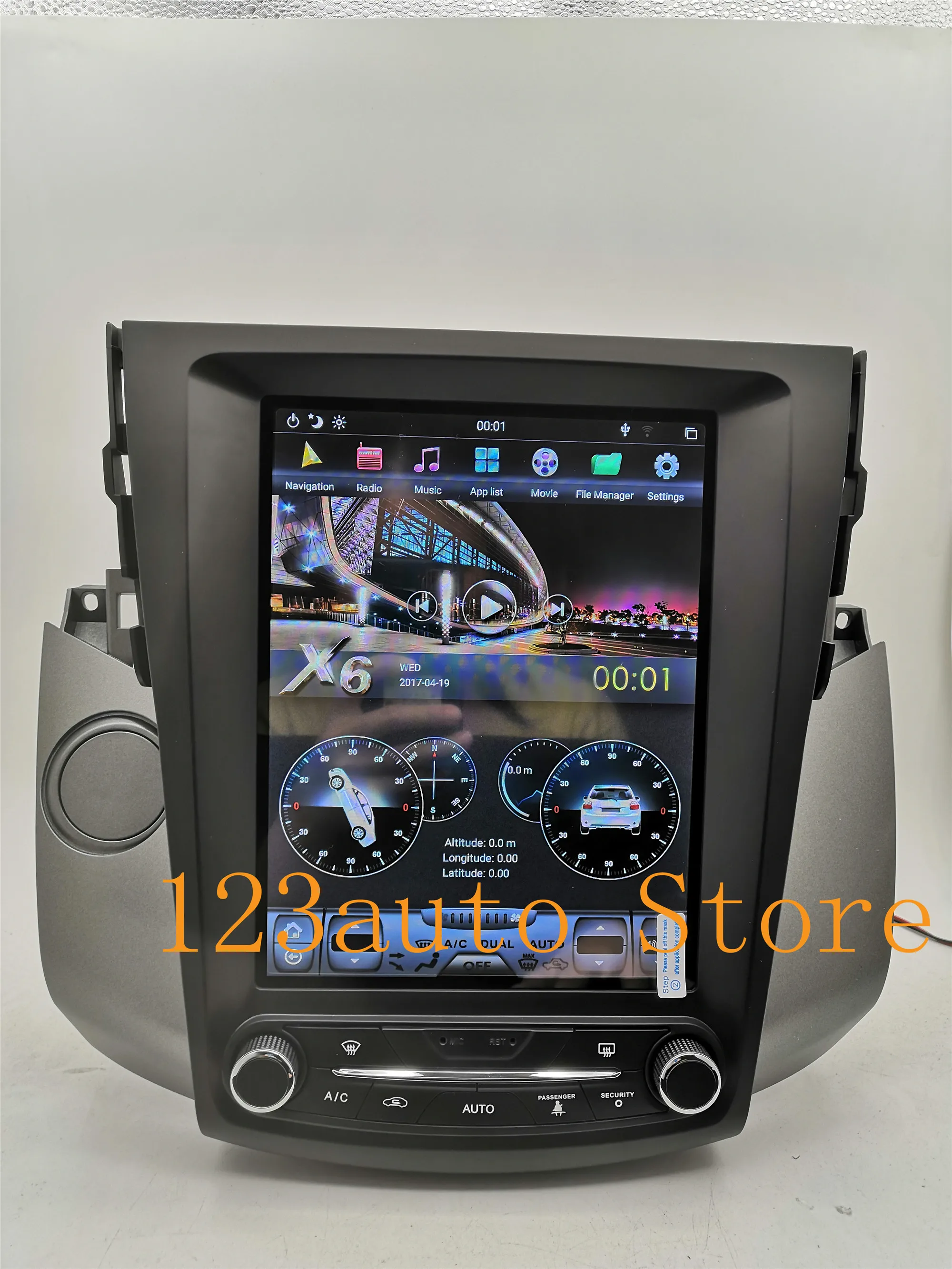 10 4 ''вертикальный Tesla стиль Android 9 0 автомобильный DVD GPS плеер NAVI для toyota RAV4 RAV 2006