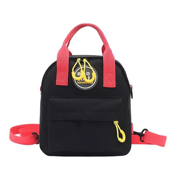 

New Style CHILDREN'S Primary School Zipper Oxford Cloth Handbag Backpack Shoulder Bag Stereo Bag Ultra-Light Convenient