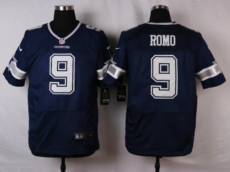 Красный Стилизованный, высокое качество, Dallas s Tony Romo для мужской Джерси - Цвет: Красный