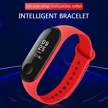 

13 Colors Durable Silicone Watchband Wrist Strap Frame Replacement Smart Electronics Accessories for Xiaomi Mi Band 3/4