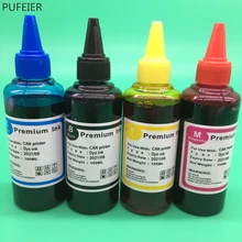 400 мл высококачественные чернила на основе красителя для Canon 4 цвета Настольный струйный принтер BK C M Y