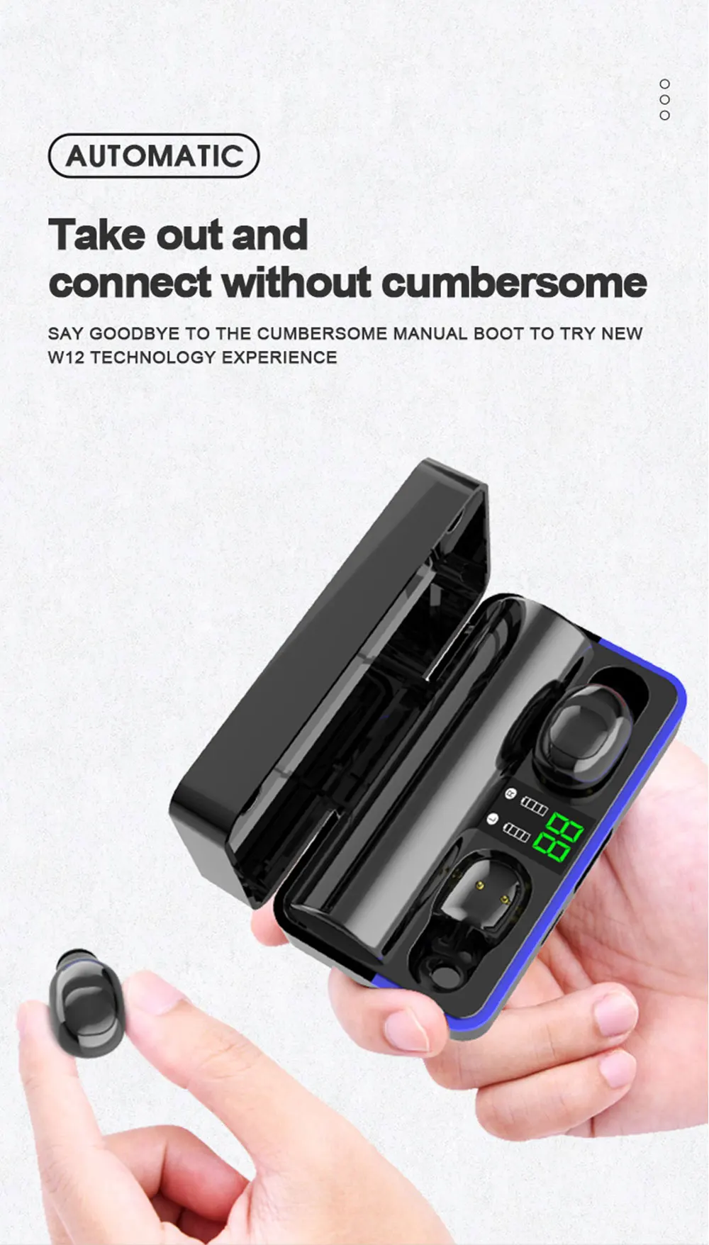 LEORY W12 TWS беспроводные Bluetooth наушники 5,0 стерео 6D басовые наушники бинауральные HD звонки водонепроницаемые с двойным микрофоном для Xiaomi huawei