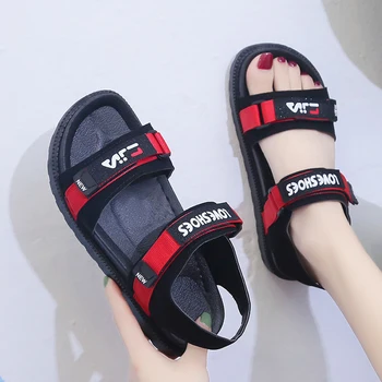 

Fashion Open-toed Women Beach Sandals Casual Platform Women Sandals Beach Shoes Outside Hollow Out Shoes Women Waterproof 2019