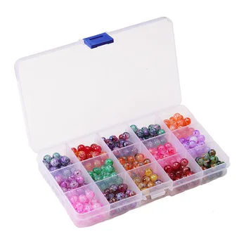 

8mm artificial volcanic stone, colorful volcanic stone loose beads combination DIY jewelry, boxed