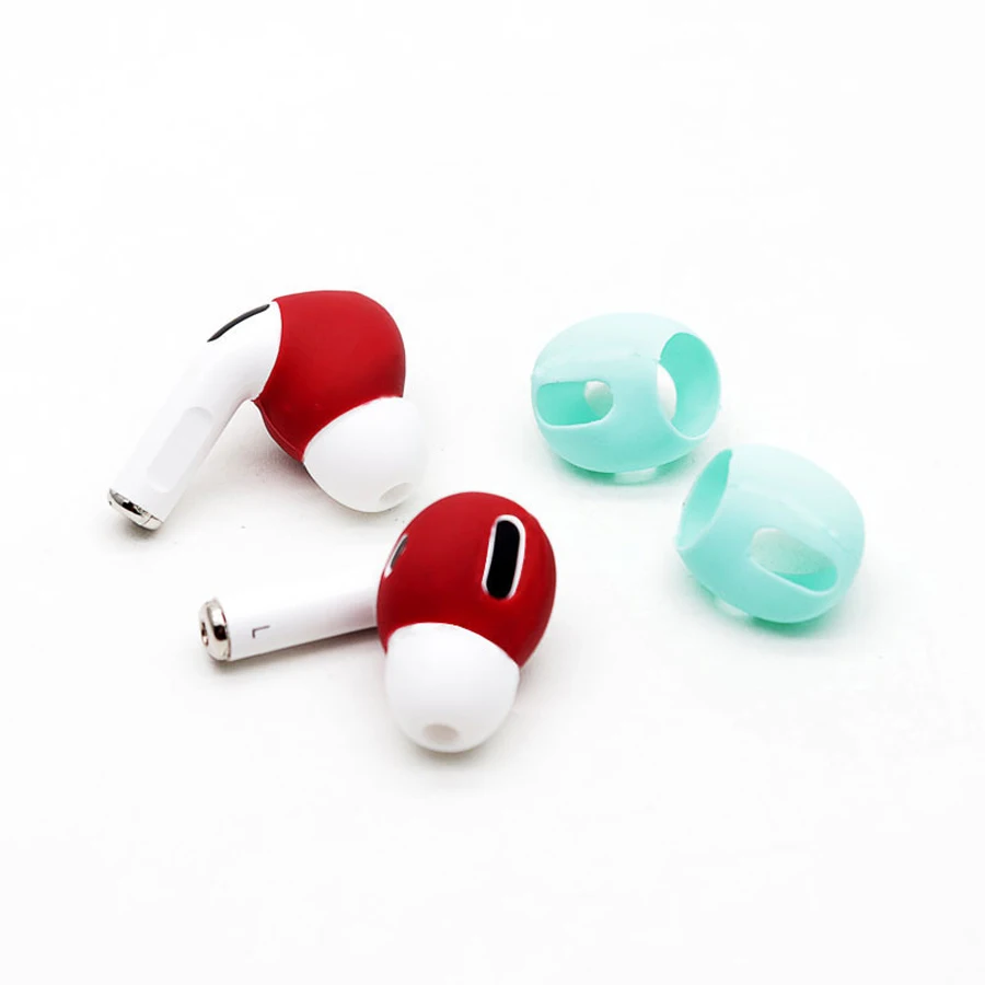 1 пара Противоскользящие силиконовые насадки для наушников Apple Airpods Pro|Аксессуары