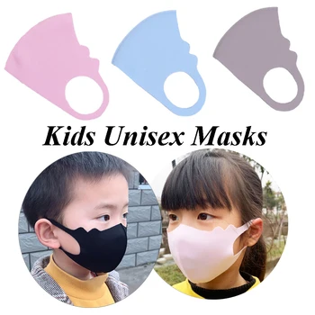 

1pc Kids Children Mouth Mask Anti Pollution Breathable Mask PM2.5 Air Dust Face Masks Washable and Reusable Mouth Cover