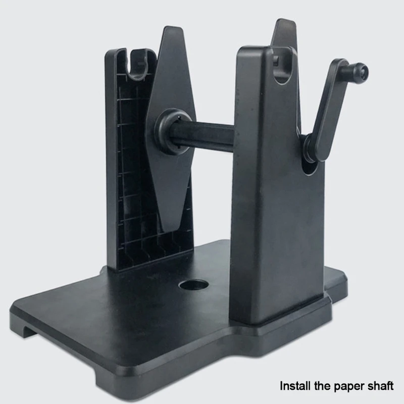 código de barras, enrolador manual, suporte de