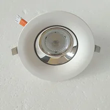 6 дюймов 200 мм полный белый высокий сияющий антибликовый 25 Вт утопленная светодиодная направленная вниз свет 160 мм отверстие