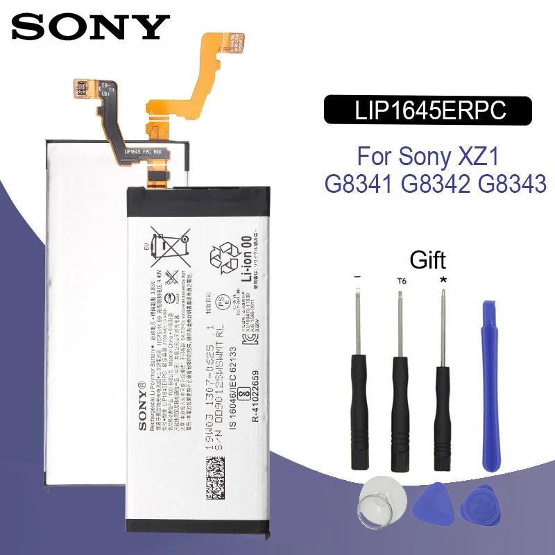 Sony LIP1645ERPC телефон Батарея 3200 мА-ч для sony Xperia XZ1 G8341 G8342 G8343 XZ1 двойной F8342 SO-01K запасная батарея