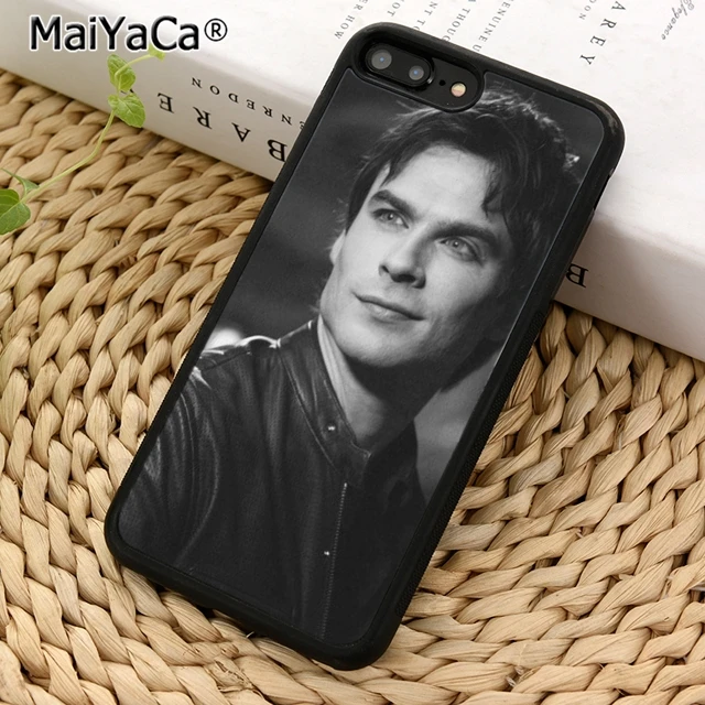 MaiYaCa Ian Somerhalder Damon Salvatore Vampire Diaries Phone Case For iPhone 5 6 6s 7 8 plus 11 pro X XR XS max Samsung S6 S7 |