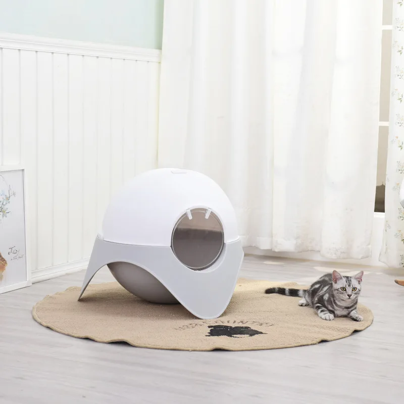 Коробка для кошачьего туалета закрыта igloo дезодорант против брызг дезодорант кошачий наполнитель коробка для кошачьего туалета дезодорант маленький кошачий Туалет