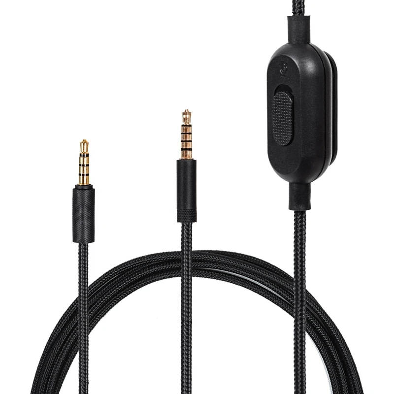 Portable Headphone Cable Audio Cord Line for Lo gitech GPRO X G233 G433 HyperX Cloud Mix Cloud Alpha Earphones Headset