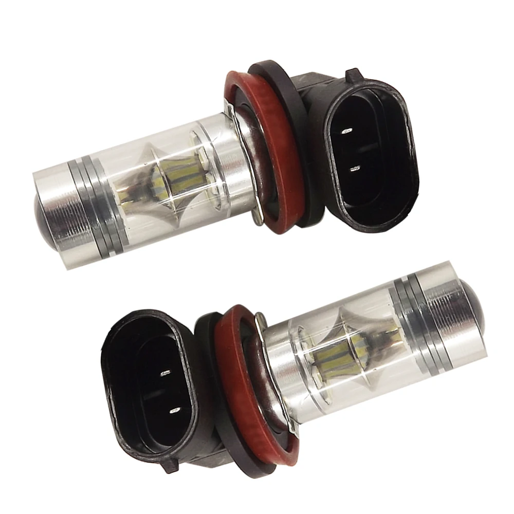 

2x H8 H11 H16 8000K Ice Blue 100W High Power LED Fog Lights Driving Bulb DRL