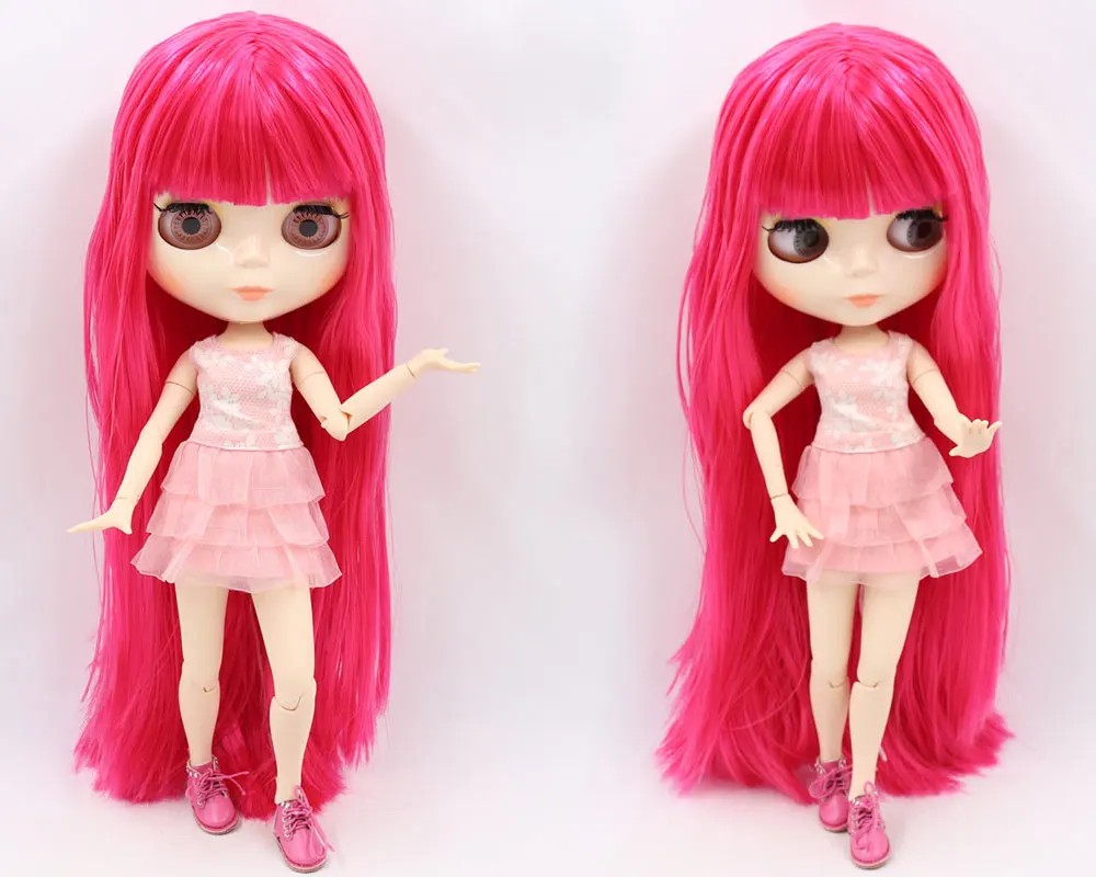 Ледяная фабрика Blyth кукла шарнир тело DIY BJD ледяные игрушки блестящее лицо белая кожа модные куклы Лицевая панель подарок