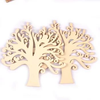 

5Pcs Blank Tree Wood Craft Supplies For Hanging Pendants Natural Wooden Ornaments Xmas Snowflake DIY Home Decor Kid Gifts m2621