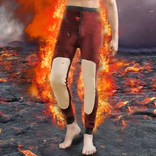 Термобелье для мужчин, теплые штаны, мужское шерстяное хлопковое утолщенное теплое нижнее белье, брюки, мужские зимние теплые штаны, мужские кальсоны