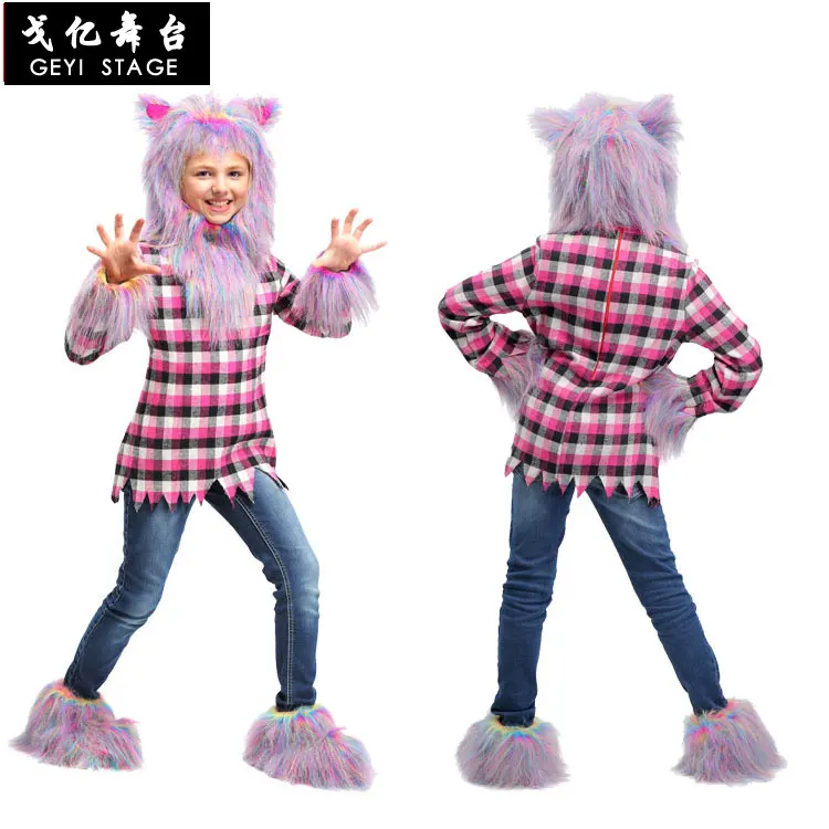 Halloween Children's Day Animal Show Costume Cosplay Women Girl