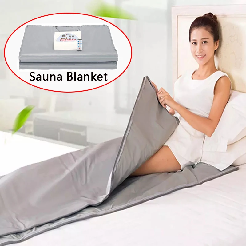 Silver Wearable Sauna Blanket Sliming Electric Blankets For Fat Buring