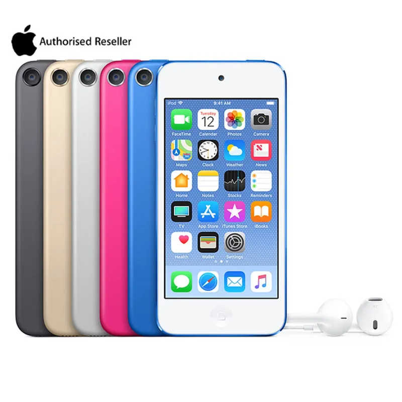 Авторизация Apple Ipod Touch 6 MP3/4 4,0 дюйма с сенсорным экраном Встроенные динамики 16/32/64/128 ГБ воспроизведение музыки видео с FM Электронная книга