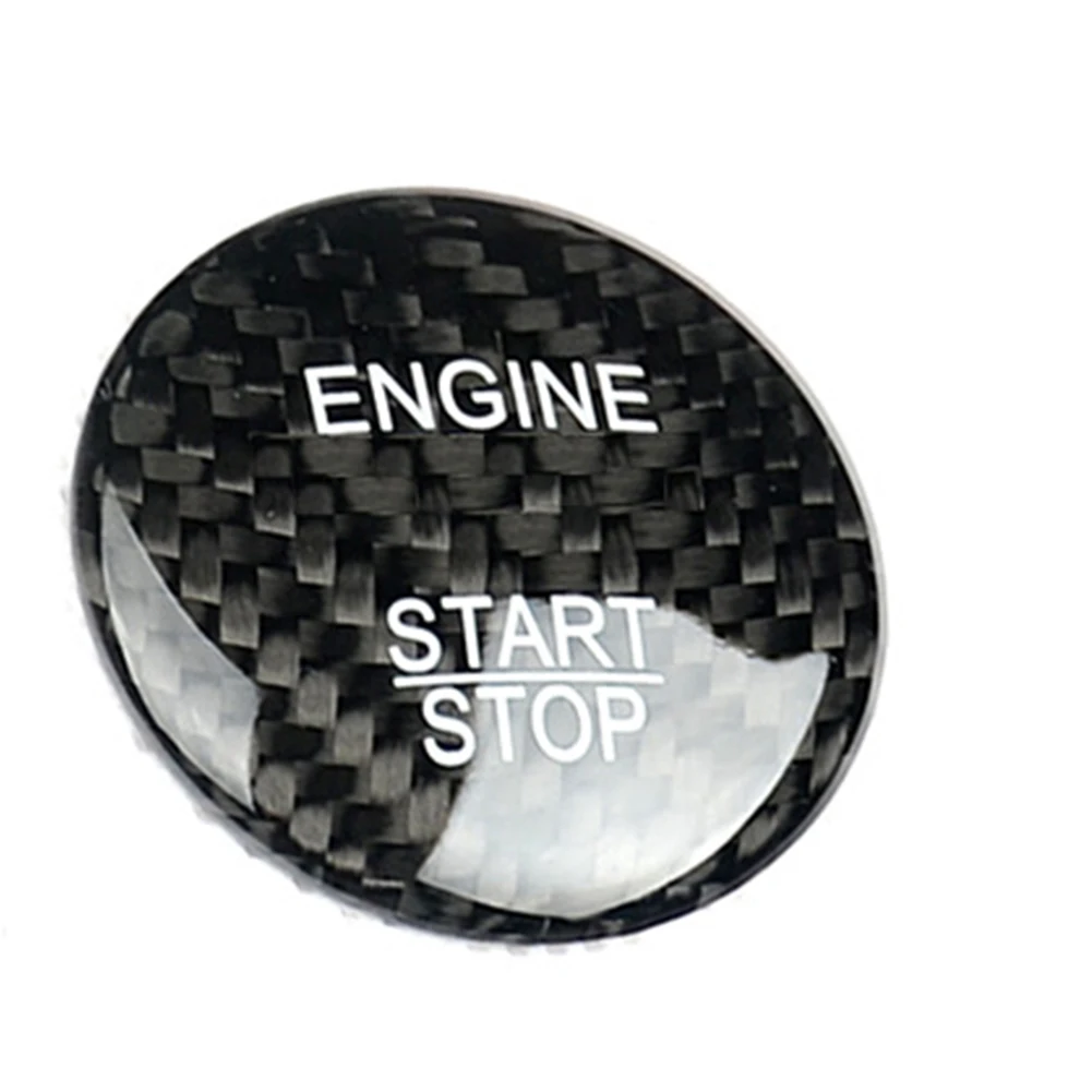 Съемный интерьер Пылезащитная кнопка наклейка клей углеродного волокна Защитный Duarble декоративный автомобильный двигатель старт стоп для Benz