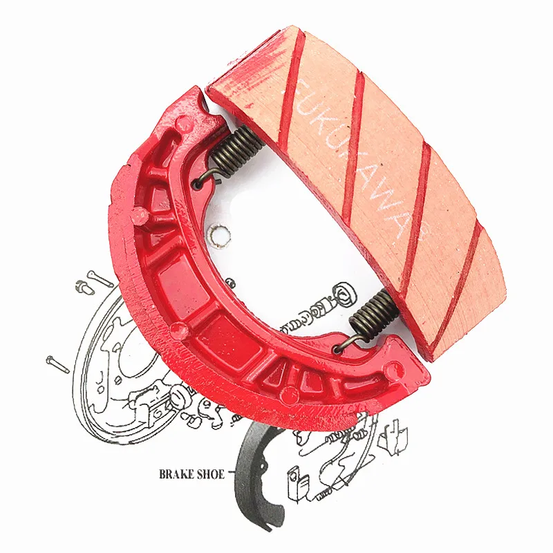 For Honda CG125CG150KYMCO GY650GY6125 Athletic Motorcycle front and rear brake shoe block |