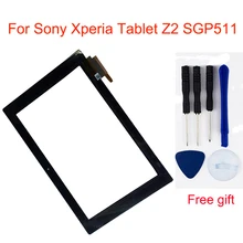 Для sony Xperia Tablet Z2 SGP511 G512 SGP513 SGP521 SGP541(длинный гибкий кабель) дигитайзер сенсорный экран сенсорная панель стекло