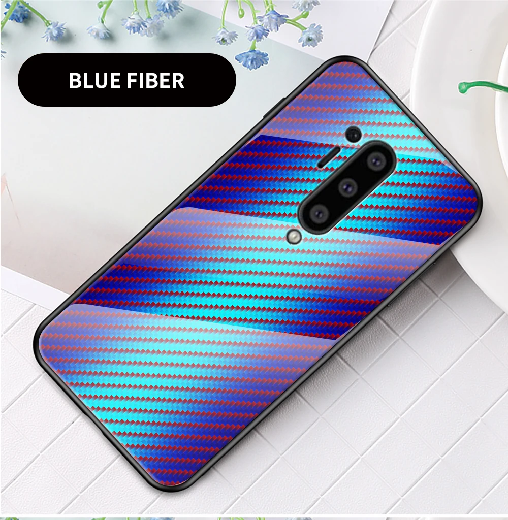 XUANYAO Case 1+8 Pro One Plus 8 Case Glass Hard Cover OnePlus 8 Pro Case Silicone Soft Edge Carbon Fiber Back Cover OnePlus 8 1+ (16)