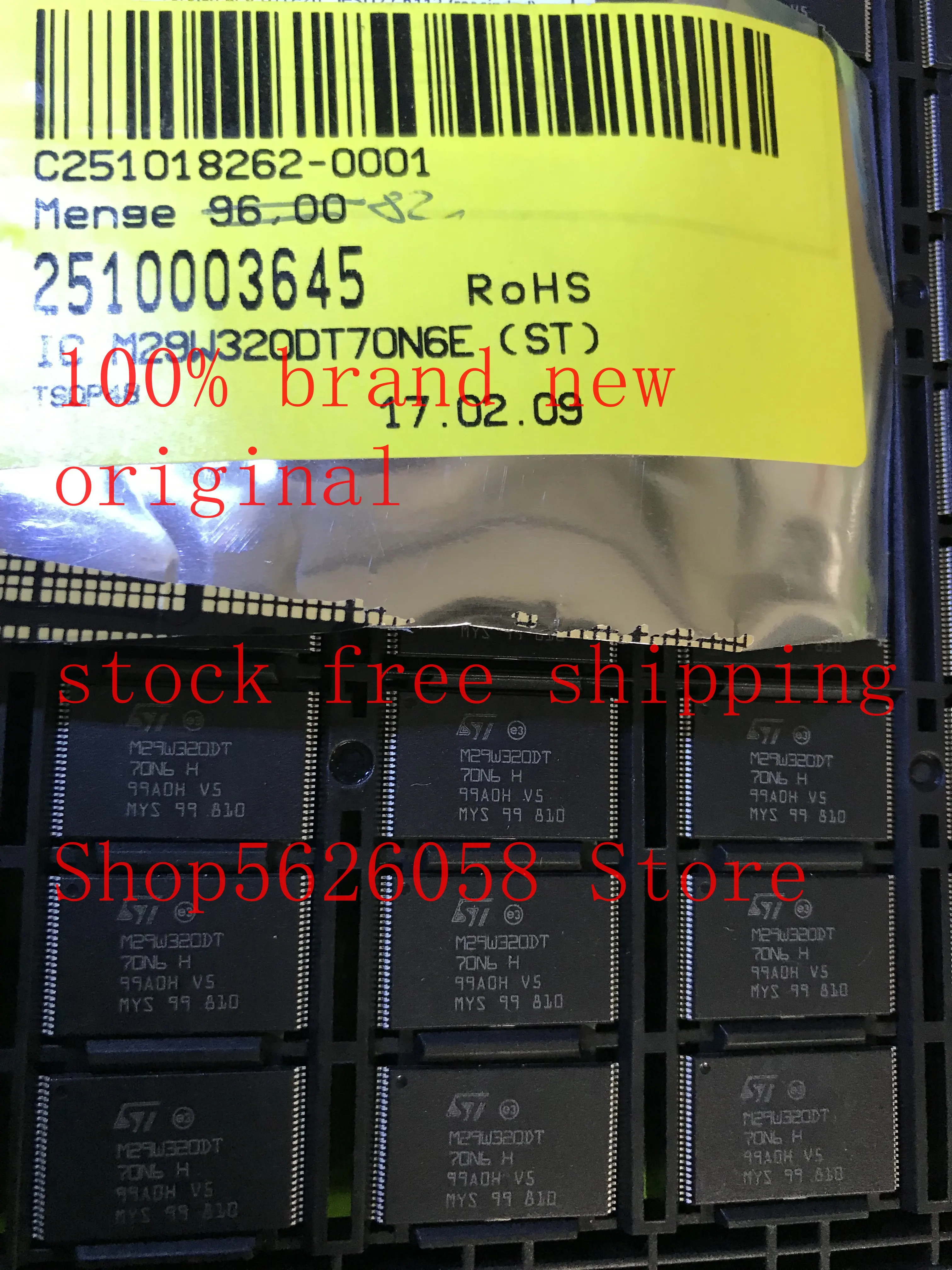 

10 шт./лот M29W320DT70N6E M29W320DT70N6 M29W320DT TSOP