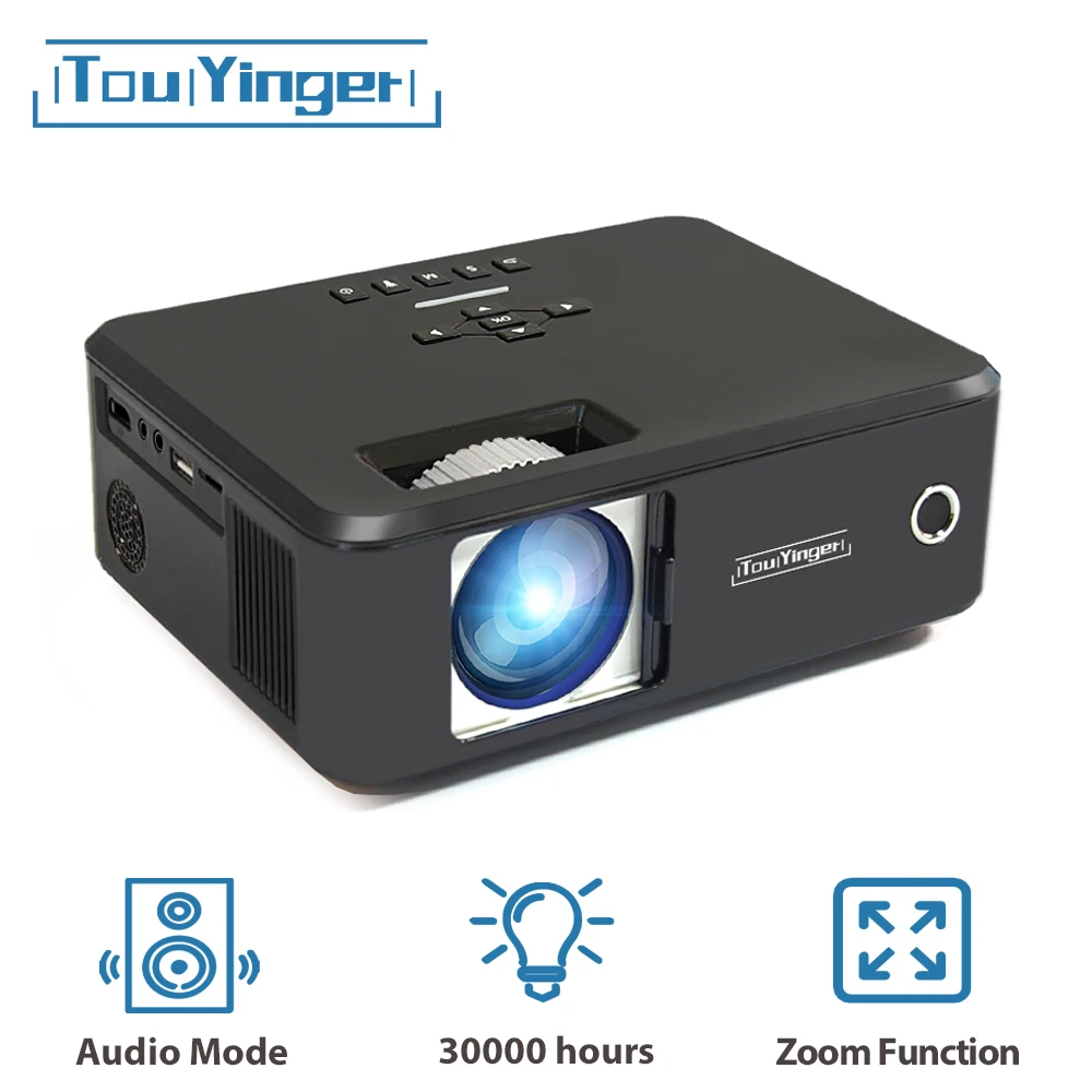 Touyinger X20 мини лучший бренд проектор full hd 1080P проэктор видео HDMI Мини светодиодный 480P