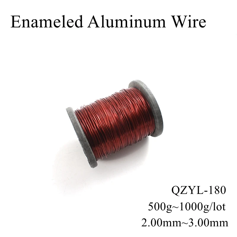 Magnéticos da Bobina do Esmalte Cabo de Enrolamento do Ímã Fio de Alumínio 2.8mm 3mm Qzyl-180 Esmaltado Fios 2mm 2.2mm 2.24mm 2.5mm 2.6mm