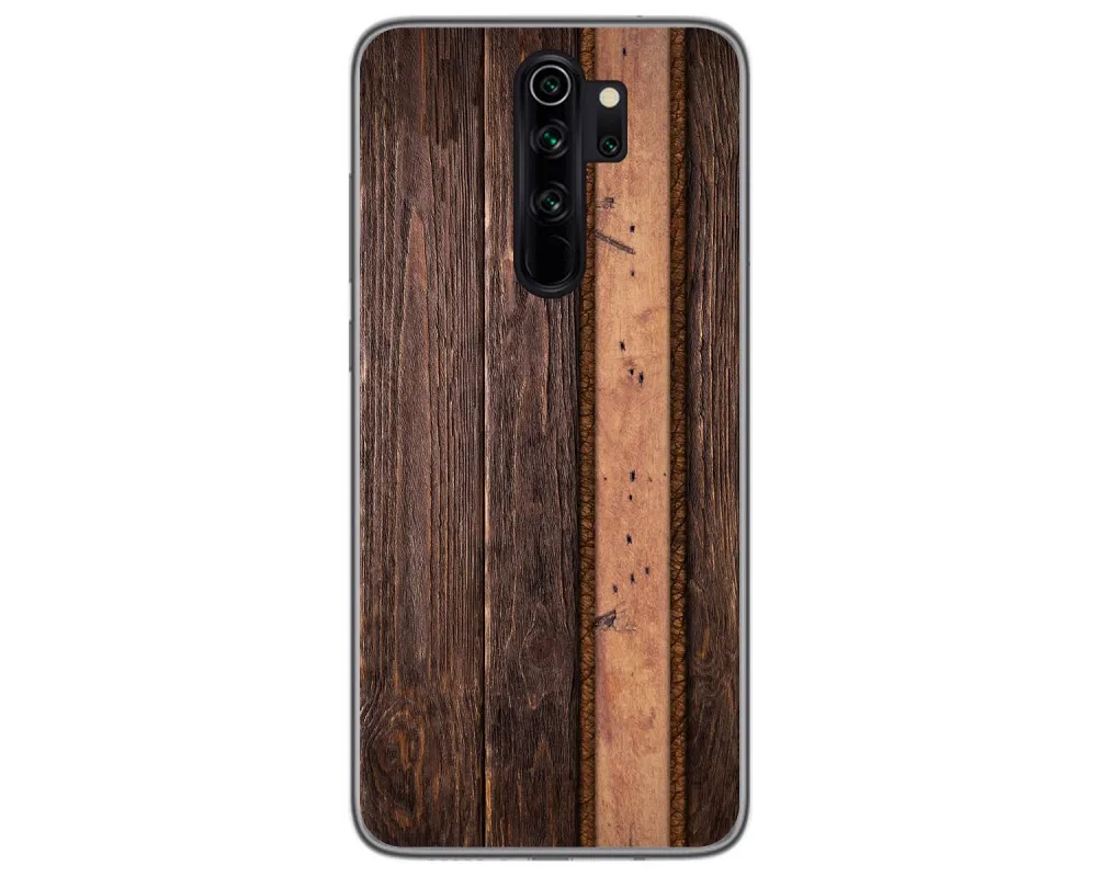 Tpu Gel case for Xiaomi Redmi Note 8 Pro design Wood 05 drawings | Мобильные телефоны и аксессуары