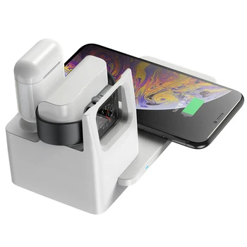 

Wireless Charger 3 In 1 Fast Charger Smart Charging Dock Phone Wireless Mobile Phone Charger Airpod Charge Station Free Shipping