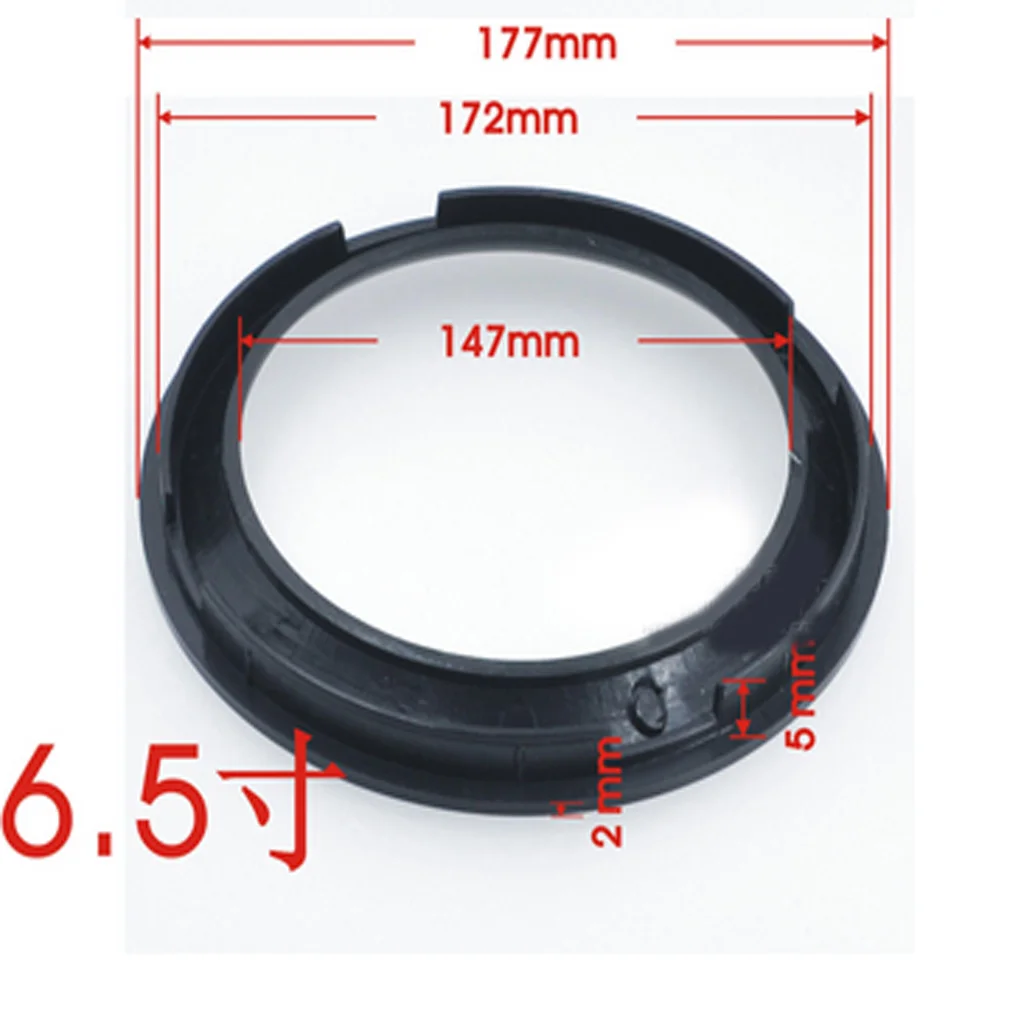 6.5inch Black Color Mesh Speaker Decorative Circle Subwoofer Grill Cover Guard Protector