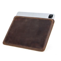 Luxurious Crazy Horse Leather Tablet Sleeve and Protective Cover - Pro 11 2018 -2023 (Coffee)